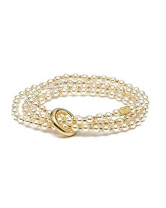 Annie Haak Pearls of Wisdom Gold Looped Bracelet B2220-17