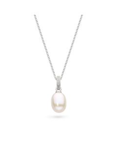 Kit Heath Revival Classic Pearl Glitz CZ Necklace - 90429FPC
