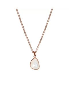 Jersey Pearl Sorel Mother of Pearl Pendant Rose Gold Plated 
