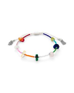 Annie Haak Summer Rainbow Silver Friendship Bracelet