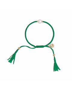 Jersey Pearl Tassel Bracelet - Jade 1728460