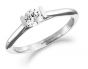 Brown & Newirth 18ct White Gold Diamond Tension Engagement Ring