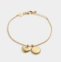 Katie Loxton 'Family Forever' Waterproof Gold Charm Bracelet KLJ6102