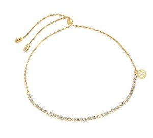 Sif Jakobs Ellera Tennis Bracelet - Gold with White Zirconia SJ-B42032-CZ-SG