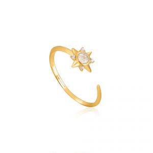 Ania Haie Gold Midnight Star Adjustable Ring
R026-03G