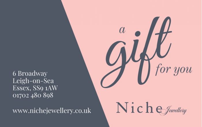 Niche Jewellery In Store Gift Voucher £100