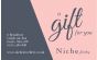 Niche Jewellery In Store Gift Voucher £100