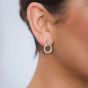 Georgini Goddess Freya Earrings - Silver - IE1117W