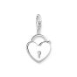 Thomas Sabo Charm Pendant - Heart Padlock