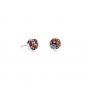 Coeur De Lion Stainless Steel Stud Earrings - Multicolour Crystal 0118211500