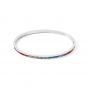 Coeur De Lion Stainless Steel Bangle - Multicolour Crystal 0129331517