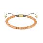 Nomination Instinct Style Bracelet in Steel with Stones - Orange Jasper 027927_086