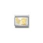 Nomination Classic Gold Angel with Sunray Wing Charm 030149_46