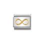 Nomination Classic Gold Infinity Charm