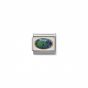 Nomination Classic Oval Hard Stones Charm - Gold 18k Green Opal 030502_26