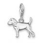 Thomas Sabo Charm Pendant - Silver Dog