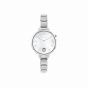 Nomination Paris Round Mother of Pearl and Silver Cubic Zirconia Charm Watch 076033_008
