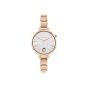 Nomination Paris Round Rose and Zircon Glitter Silver Charm Watch