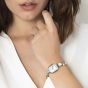 Nomination Paris White Mother of Pearl Rectangular Dial Charm Watch 076037_008