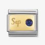 Nomination Classic 18k Gold Pearl September Birthstone Charm