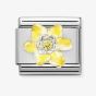 Nomination Classic Symbols Charm - Enamel Zirconia Narcissus Yellow