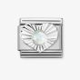 Nomination Classic Silvershine Diamond White Opal Charm