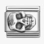 Nomination Classic Oxidised Skull Silver Charm - 330101_65