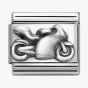 Nomination Classic Oxidised Motorbike Silver Charm - 330101_69