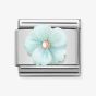 Nomination Classic 9k Rose Gold Flower Turquoise Mother of Pearl Charm