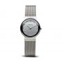 Bering Ladies Classic Polished Silver Watch - Medium 10126-000