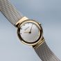 Bering Ladies Classic Polished Gold Watch - Medium 10126-001