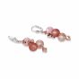 Coeur de Lion Polaris and Swarovski Crystal Earrings Pink 4994301910