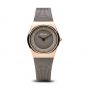 Bering Ladies Classic Watch - Grey and Rose Gold 11927-369
