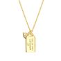 Nomination Talismani Necklace - Gold Plated and Zirconia Let Opportunity Light