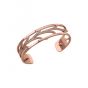 Les Georgettes Courbe 14mm Rose Gold and Zirconia Bangle 70306214008000