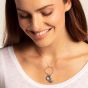 Thomas Sabo Charm Pendant - Baby Footprint Disc 