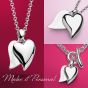 Kit Heath Desire Love Duet Heart Necklace 90509RP