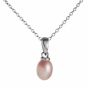 Jersey Pearl Pure Pink Freshwater Pearl Pendant - 1790849