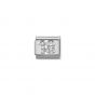 Nomination Silver and Zirconia 18 Charm 330304/18