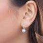 Georgini Oceans Palm Cove Freshwater Pearl Earrings - Silver - IE1111W