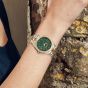 Olivia Burton Sports Luxe Forest Green and Two Tone Bracelet Watch - 24000137