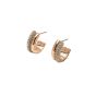 Olivia Burton Entwine Rose Gold Hoop Earrings