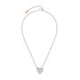 Olivia Burton Classic Knot Heart Silver Necklace