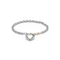 Olivia Burton Classic Knot Heart Silver Bracelet