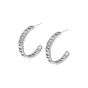 Olivia Burton Honeycomb Silver Link Hoop Earrings - 24100093