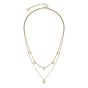 Olivia Burton Classic Mini Heart Gold Plated Double Chain Necklace. Item code 24100457.