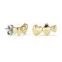 Olivia Burton Classic Mini Heart Gold Plated Stud Earrings. Item code 24100463.