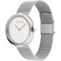 Calvin Klein Twisted Bezel Two-Tone Watch - Mesh Bracelet 25200011