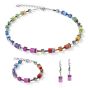 Coeur De Lion Multicolour Rainbow GeoCUBE Necklace 2838101520