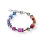 Coeur De Lion Multicolour Rainbow GeoCUBE Necklace 2838101520